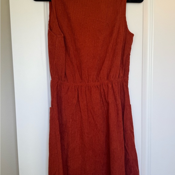 Rust Button-Down Dress - Picture 5 of 6